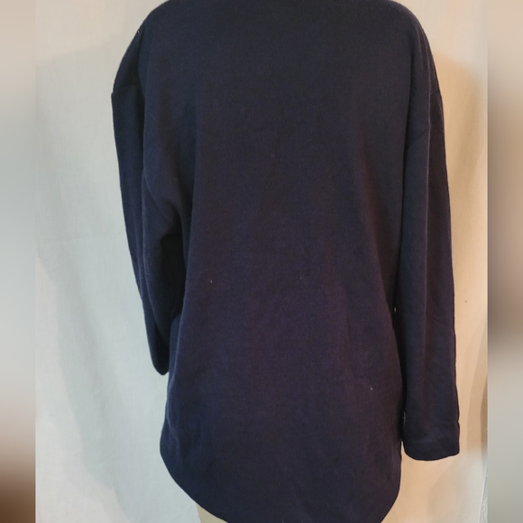 Vintage Outlander Collection Navy Blue Gold Knit C - Picture 5 of 15